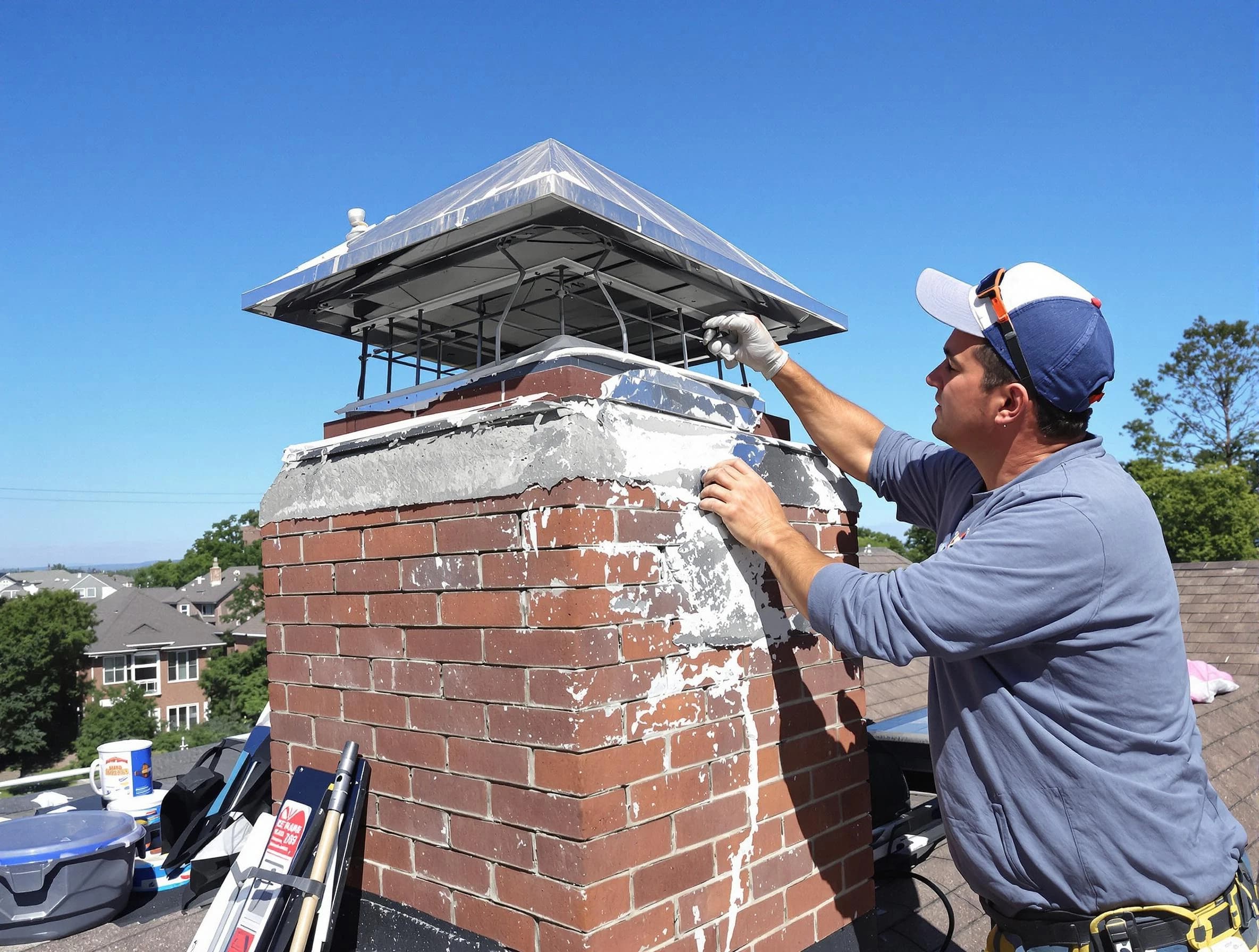 Chimney Crown Services service in Purcell, OK