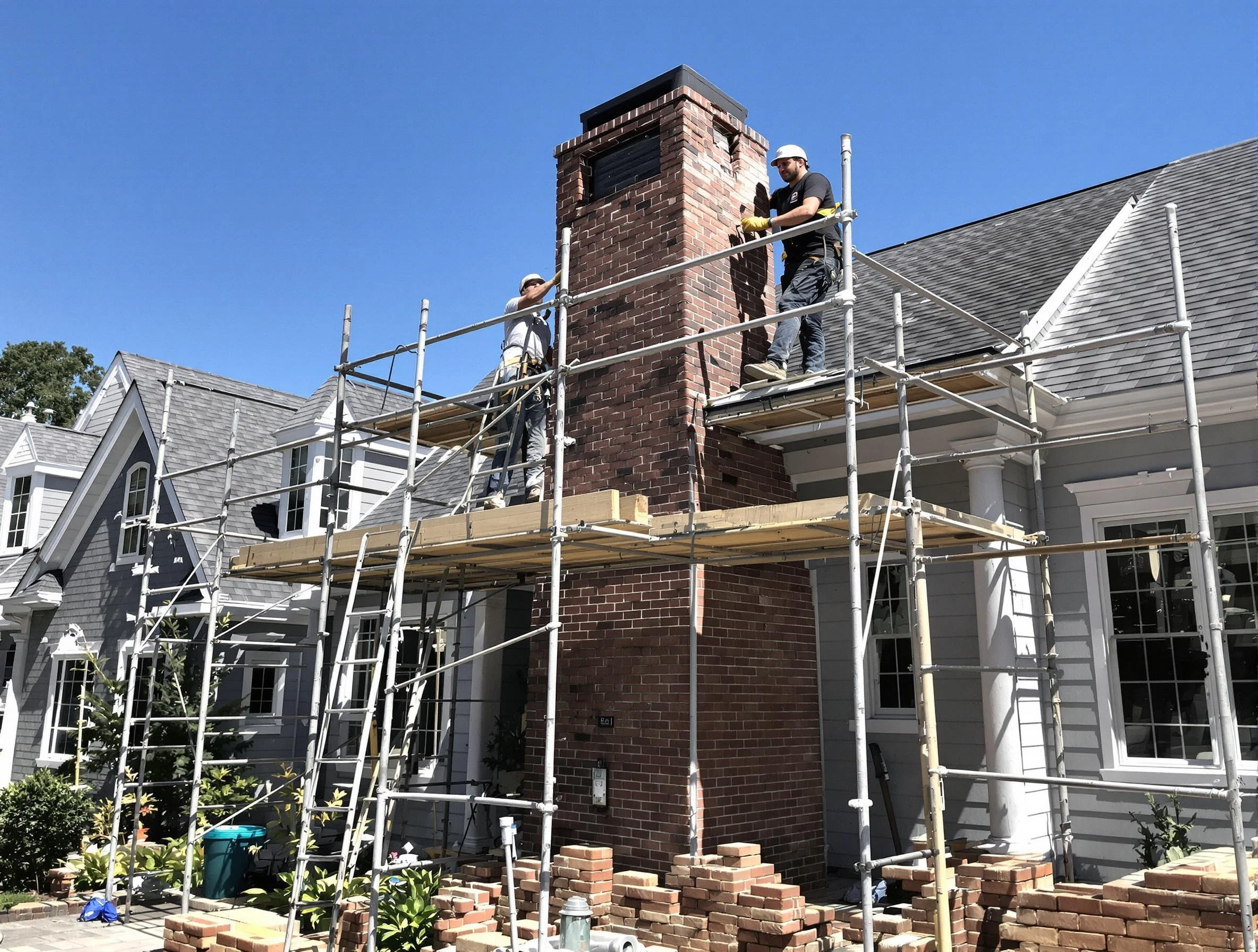 Chimney Rebuilding in Purcell
