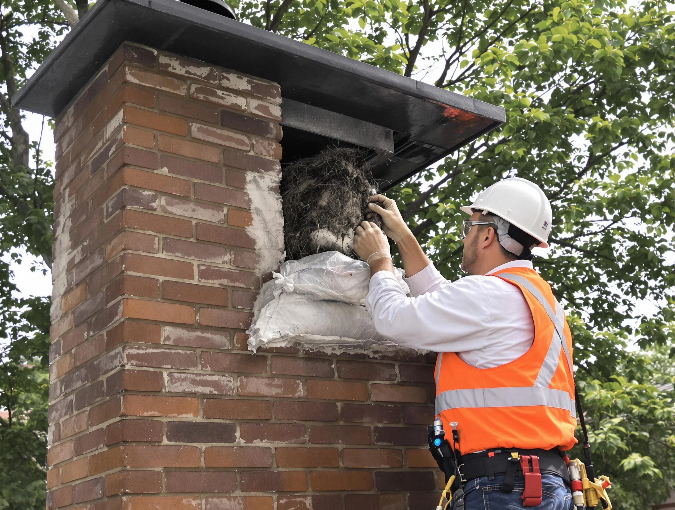 Humane removal of debris and animals by Purcell Chimney Sweep in Purcell, OK