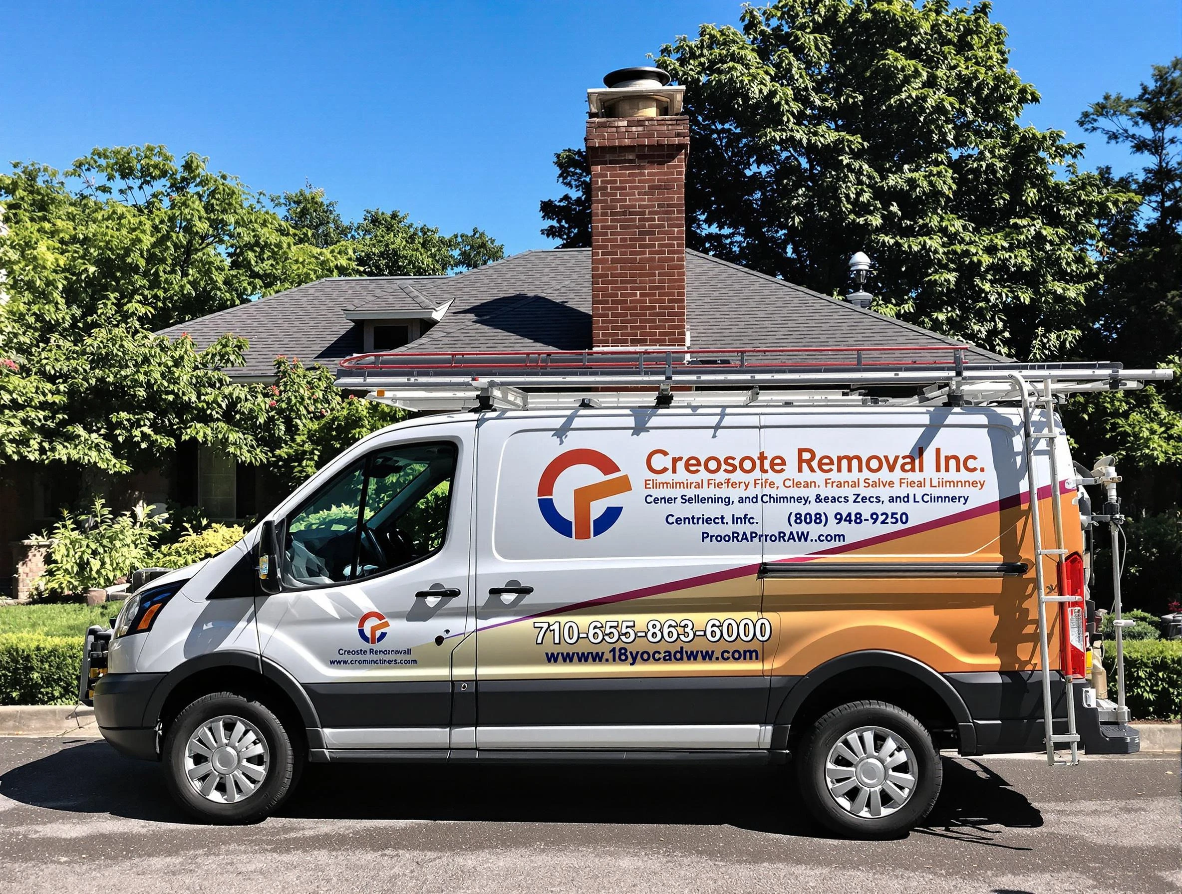Purcell Chimney Sweep technician removing creosote safely in Purcell, OK